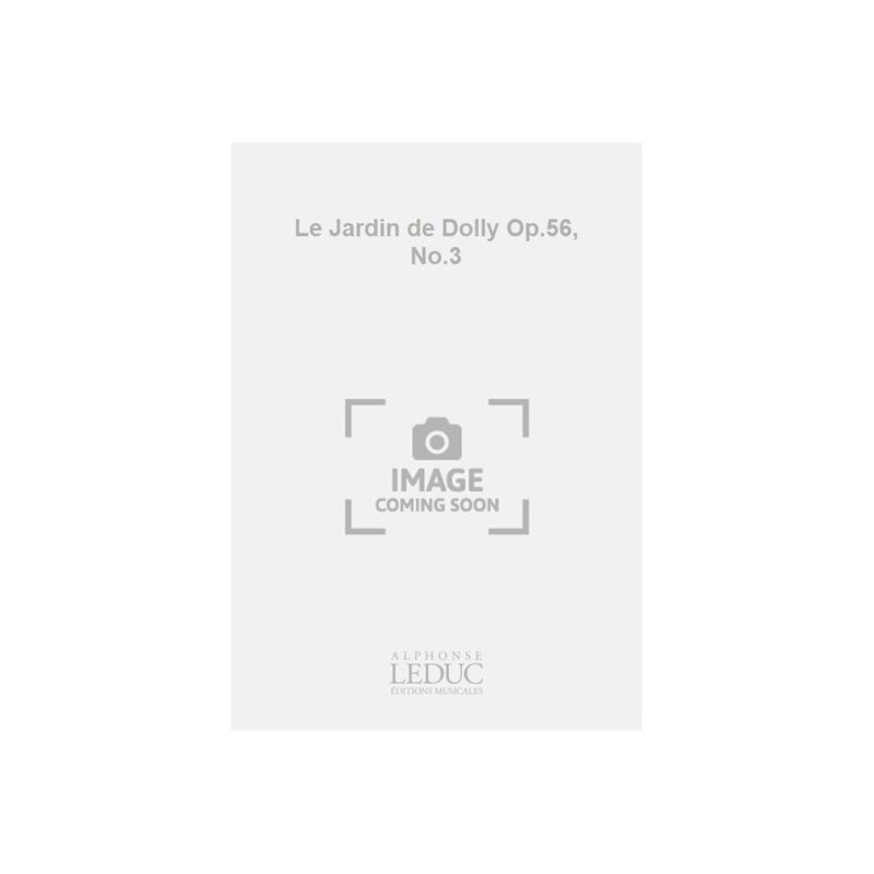 9790570693115ALHA09083 Le Jardin de Dolly Op.56, No.3