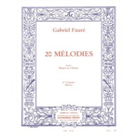 9790230791182ALHA09118 20 Mélodies - Mezzo - Vol. 1