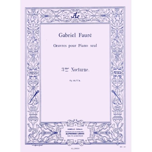 9790035168905ALHA09126 Nocturne For Piano No.3 In A Flat Op.33