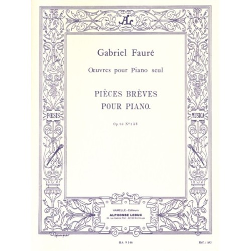 Pièces brèves pour piano...