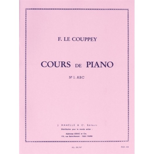 9790201641287ALHA09195 Cours de Piano 1: A.B.C. Methode pour Commencants