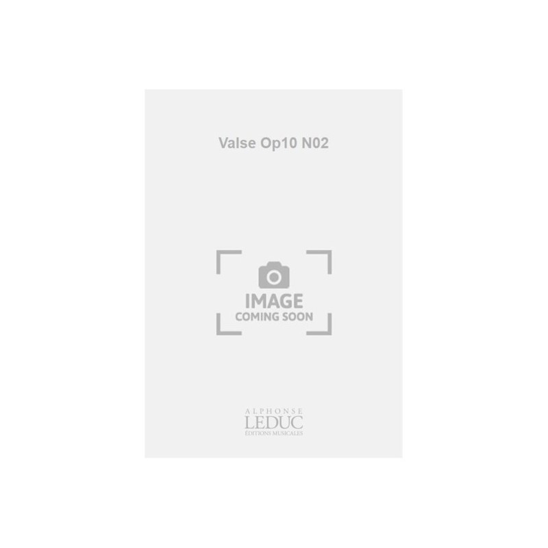 ALHA09218 Valse Op10 N02