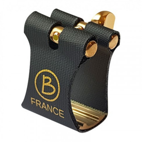 Ligature et Couvre-bec Semi-Rigide Saxophone Ténor Métal - Brancher