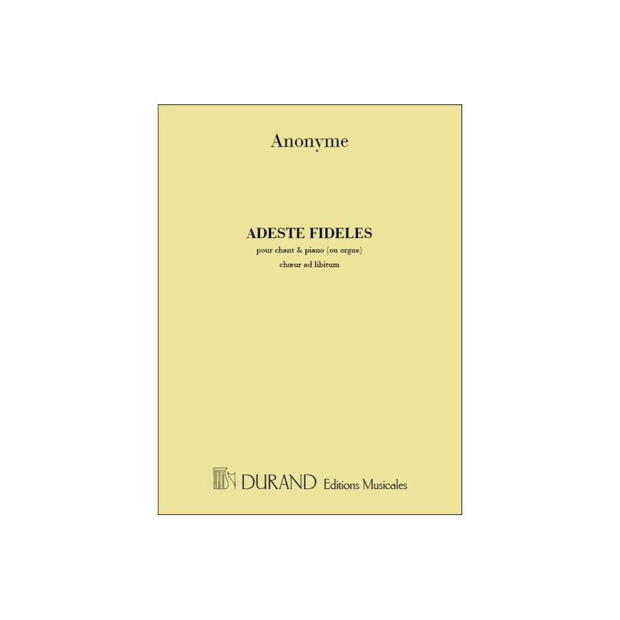 9790044020409DF_00305803 Adeste Fideles Mezzo-Orgue (Auteur Inconnu