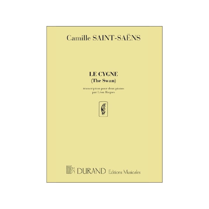 9790044038855DF_00846600 Le Cygne (The Swan) transcription par Leon Roques
