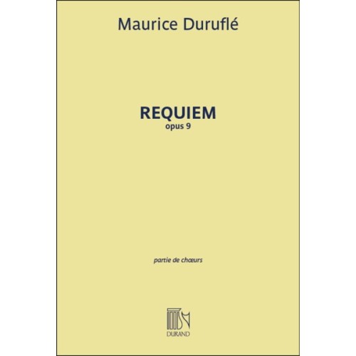Requiem Opus 9 - Choral Score