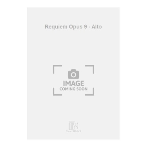 9790044065905DF_01390006 Requiem Opus 9 - Alto