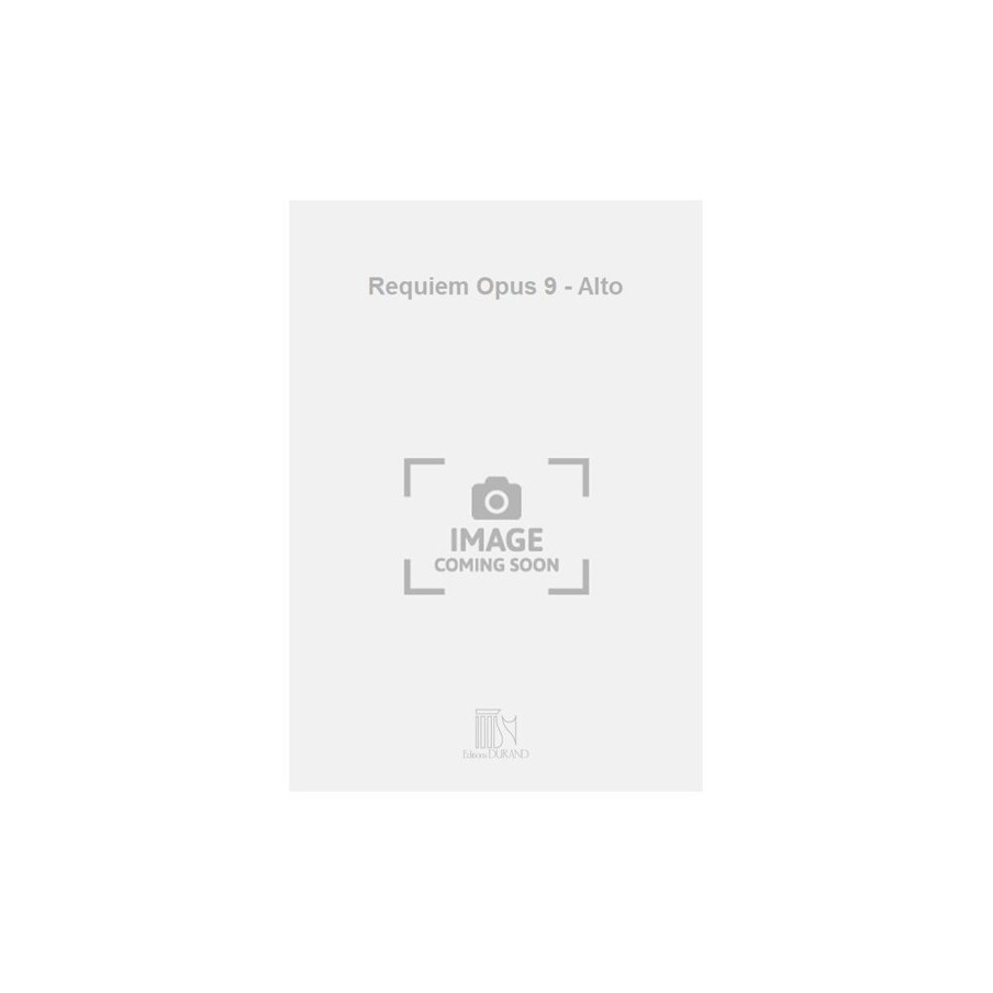 9790044065905DF_01390006 Requiem Opus 9 - Alto