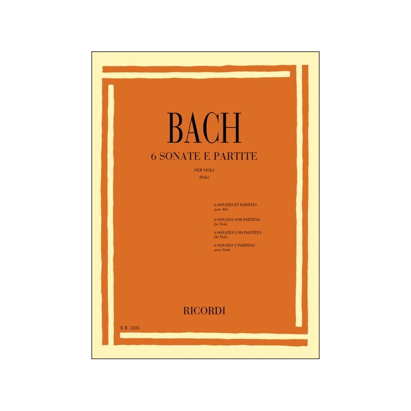 9790041822082ER_00220800 6 Sonate E Partite Bwv 1001 - 1006