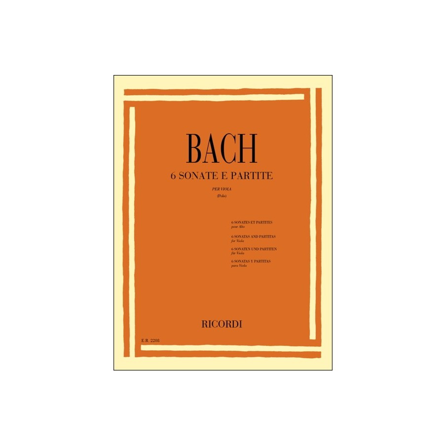 9790041822082ER_00220800 6 Sonate E Partite Bwv 1001 - 1006