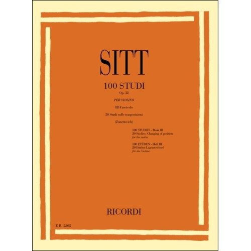 100 Studi Op. 32 per Violino - Volume 3 