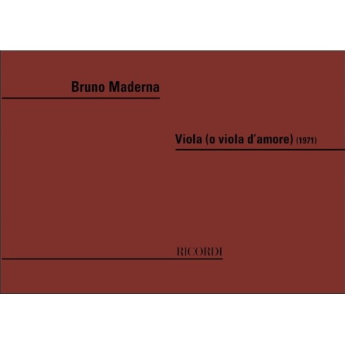 Viola (O Viola D'Amore) 