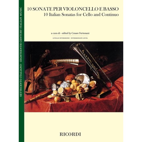 10 Sonate per violoncello e basso continuo 