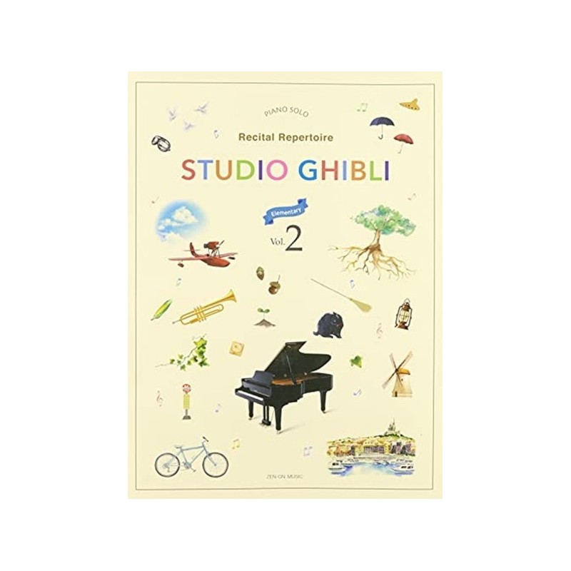 9784111792221ZO179222 Studio Ghibli Recital Repertoire 2 Elementary