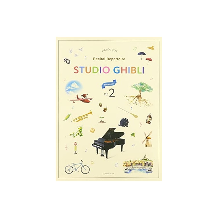 9784111792221ZO179222 Studio Ghibli Recital Repertoire 2 Elementary