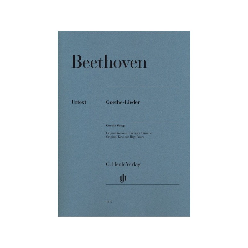 9790201810171HN1017 Goethe Songs