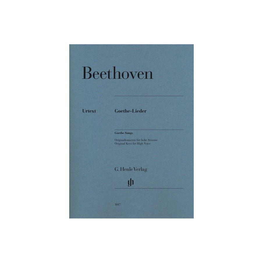 9790201810171HN1017 Goethe Songs