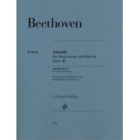 9790201810430HN1043 Adelaide Op.46 Voice & Piano Urtext