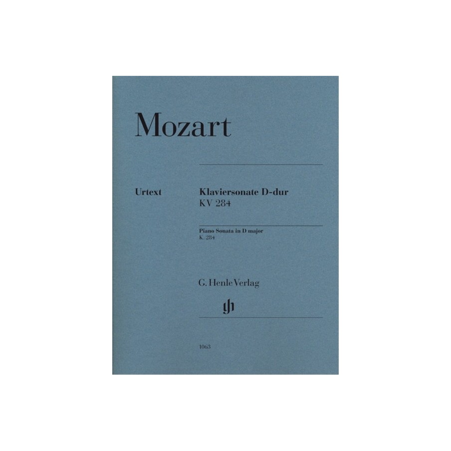 9790201810638HN1063 Piano Sonata In D K.284
