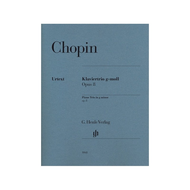 9790201810683HN1068 Piano Trio In G Minor Opus 8