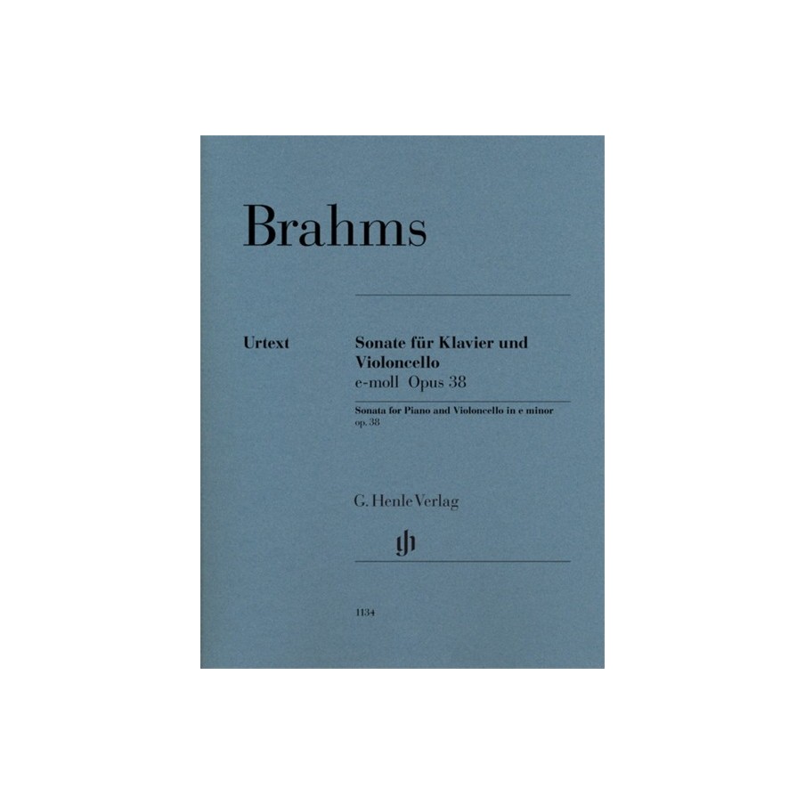 9790201811345HN1134 Sonata In E Minor Op. 38 For Cello & Piano