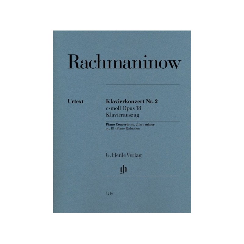 9790201812144HN1214 Concerto no. 2 in c minor op. 18