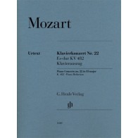 9790201812403HN1240 Piano Concerto no. 22 in E flat major KV 482