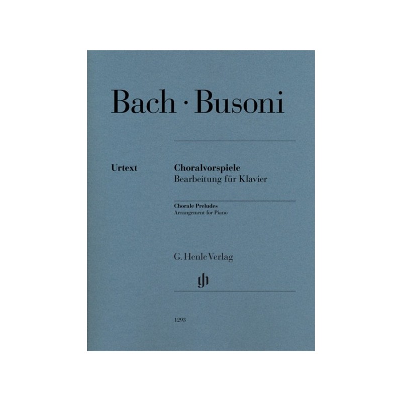 9790201812939HN1293 Ferruccio Busoni: Choralvorspiele (J.S.Bach)