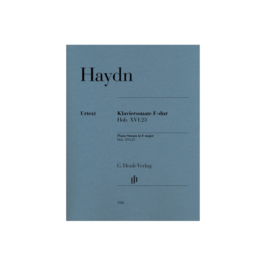 9790201813264HN1326 Piano Sonata In F Hob. XVI