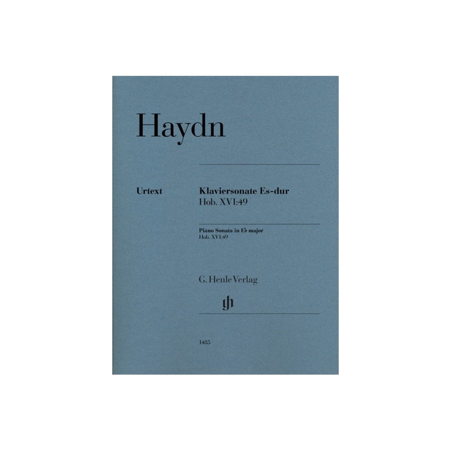 9790201814858HN1485 Piano Sonata in E flat major Hob. XVI:49