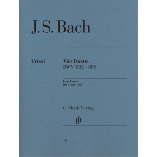 9790201801612HN161 Four Duets BWV 802-805