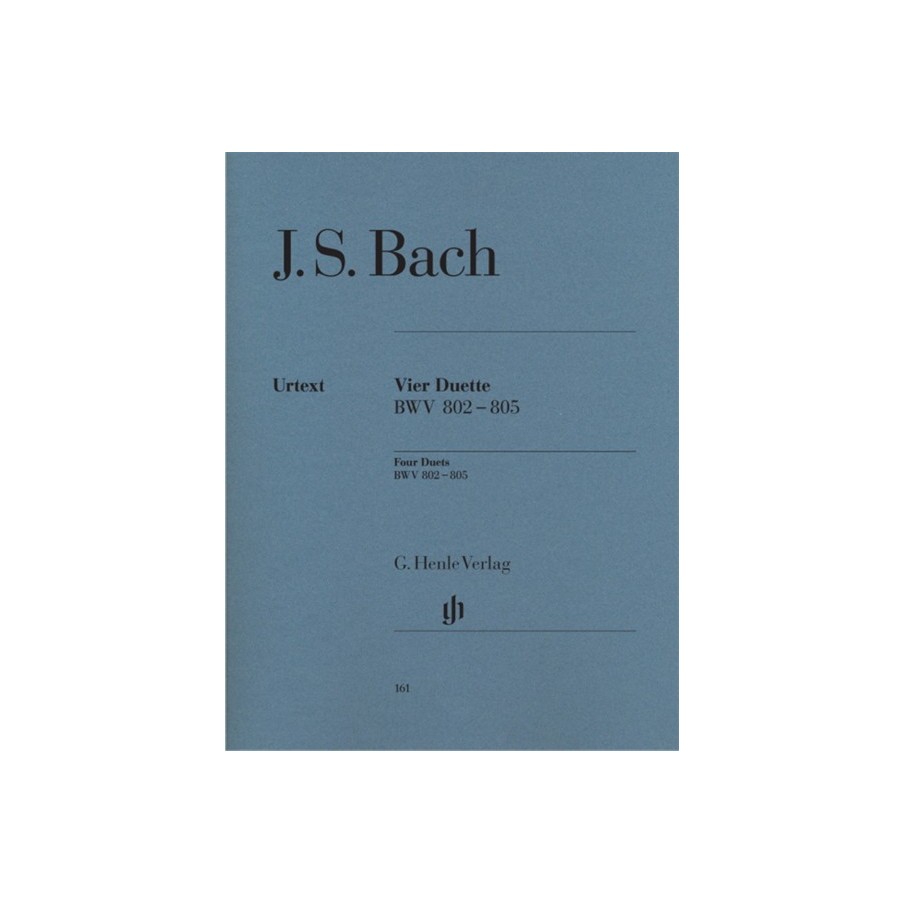 9790201801612HN161 Four Duets BWV 802-805