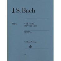 9790201801612HN161 Four Duets BWV 802-805