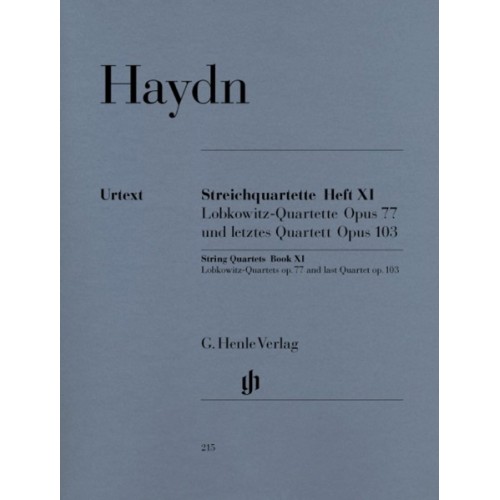 9790201802152HN215 String Quartets Op.77 And Op.103
