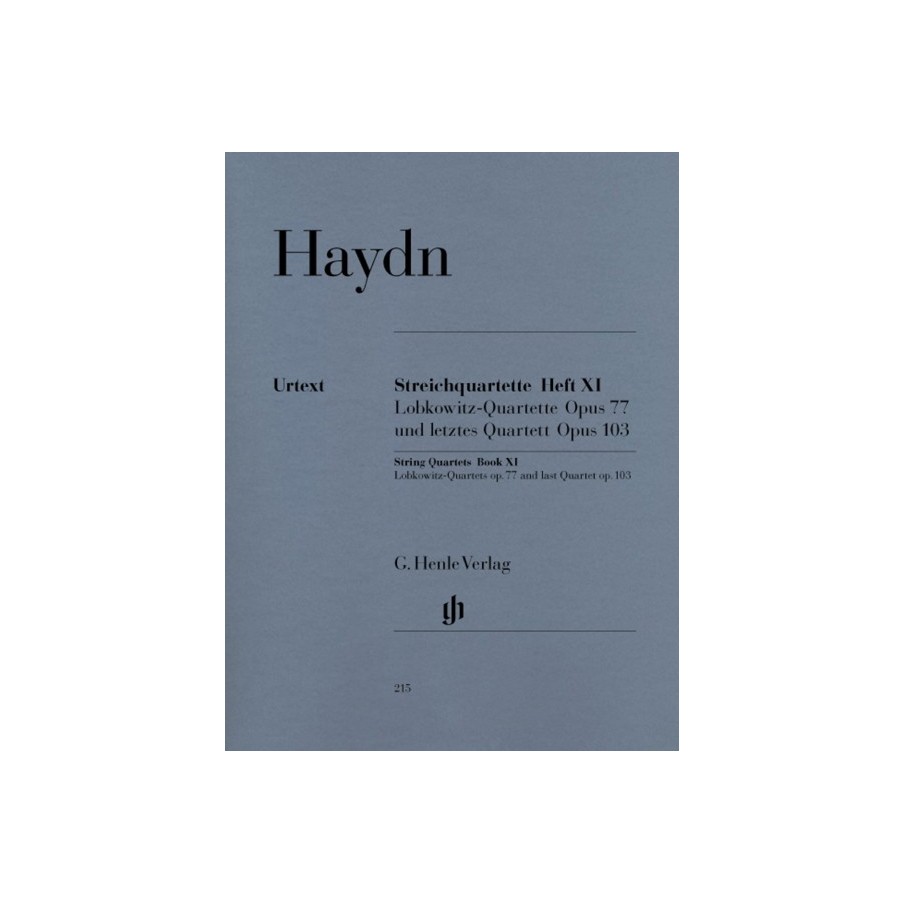 9790201802152HN215 String Quartets Op.77 And Op.103