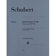 9790201803999HN399 Piano Sonata In B Flat Major D 960