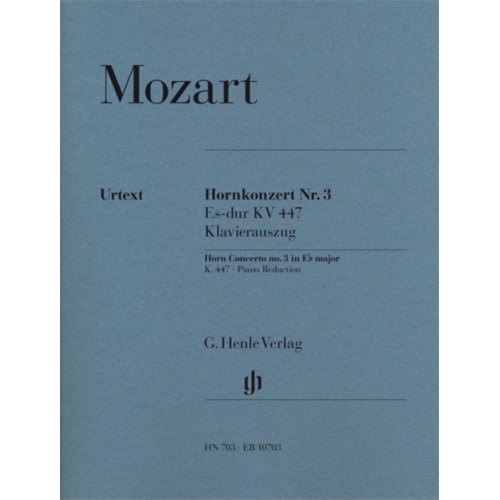 9790201807034HN703 Concerto for Horn and Orchestra No. 3 E flat major