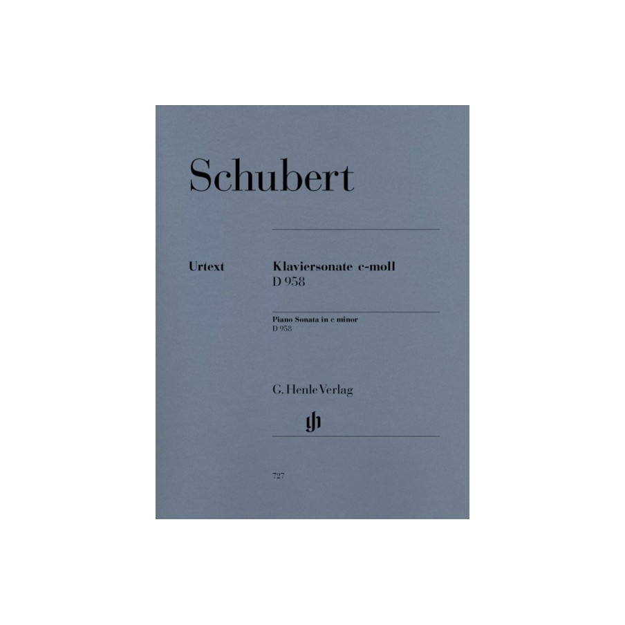 9790201807270HN727 Piano Sonata In C Minor D.958