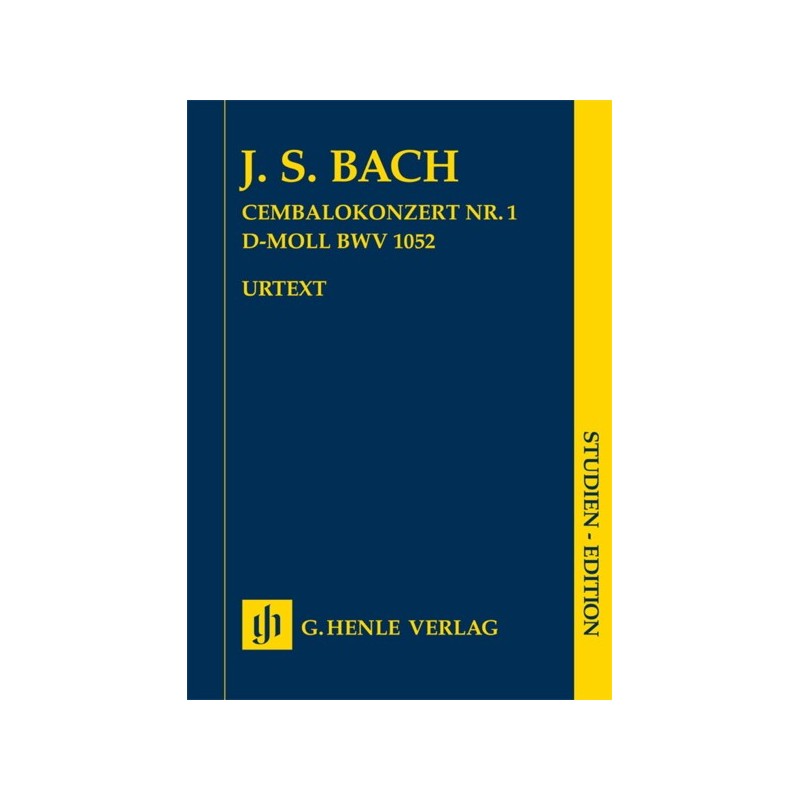 9790201873800HN7380 Harpsichord Concerto no. 1 in d minor BWV 1052
