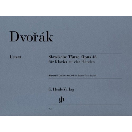 9790201807577HN757 Slavonic Dances Op. 46 For Piano Four-hands