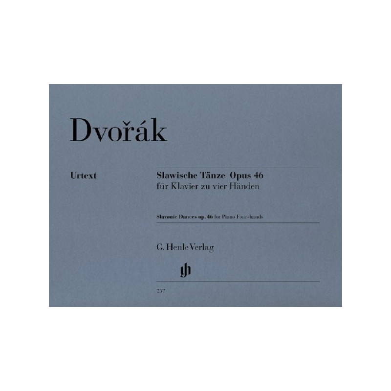 9790201807577HN757 Slavonic Dances Op. 46 For Piano Four-hands
