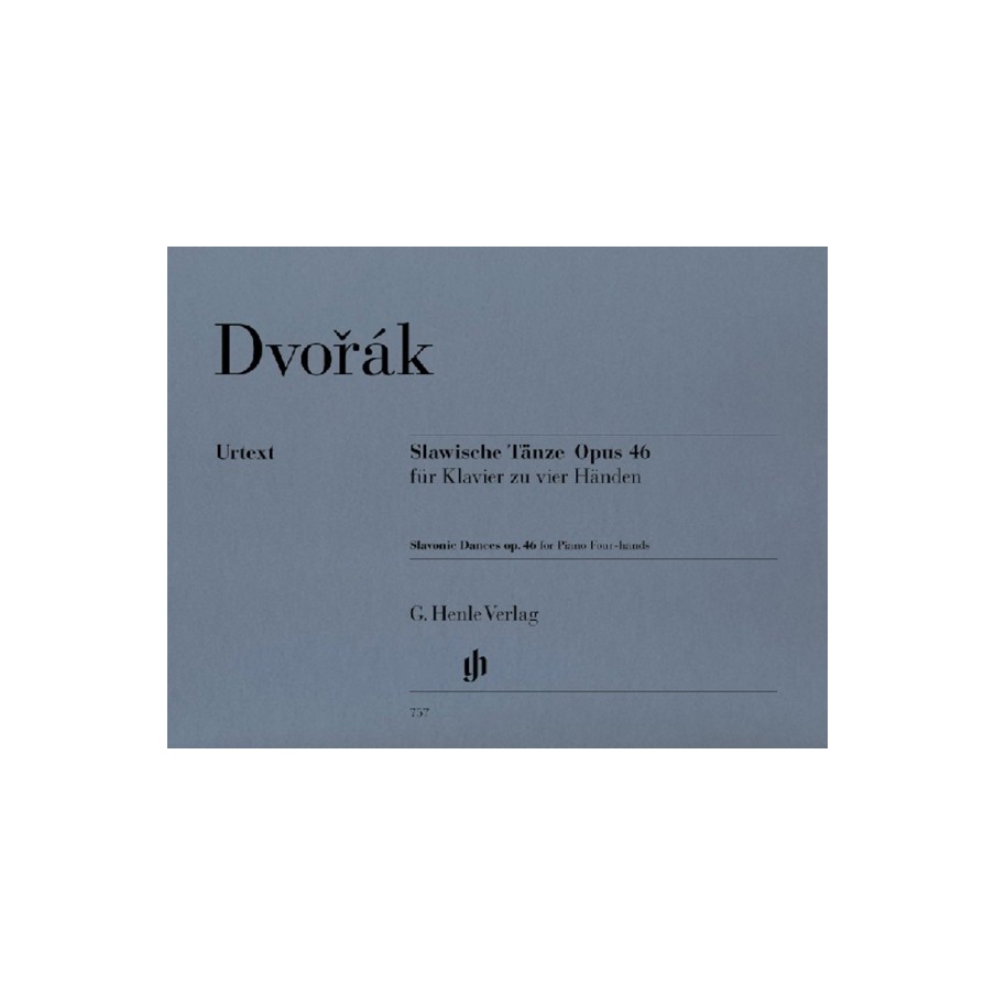 9790201807577HN757 Slavonic Dances Op. 46 For Piano Four-hands
