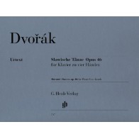 9790201807577HN757 Slavonic Dances Op. 46 For Piano Four-hands