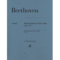 9790201807928HN792 Piano Sonata No. 28 In A Major Op. 101
