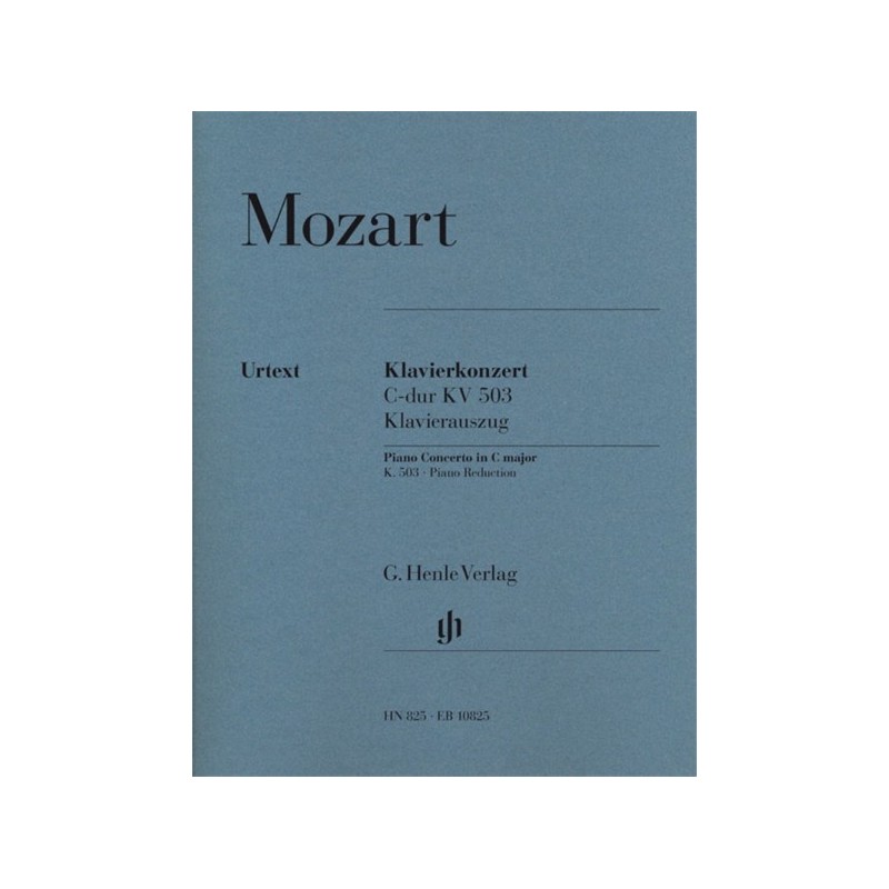 9790201808253HN825 Piano Concerto In C Major K 503 For Two Pianos