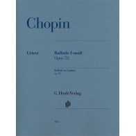 9790201809380HN938 Ballade In F minor Op.52 - Henle Urtext Edition