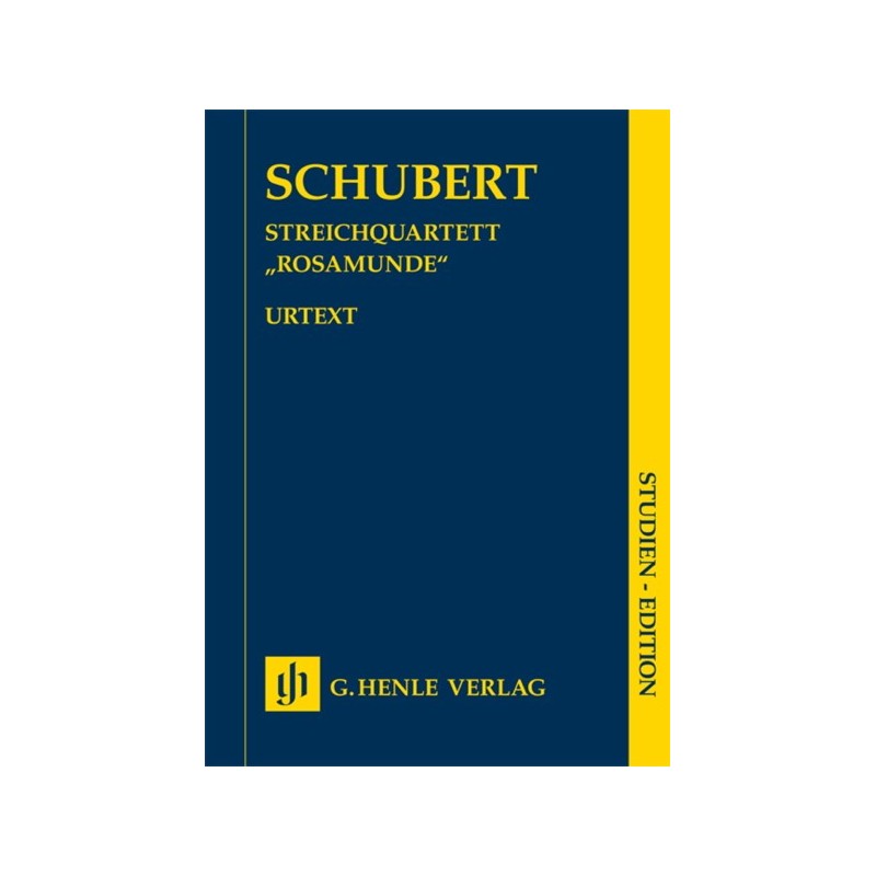9790201898490HN9849 String Quartet a minor op. 29 D 804 Rosamunde