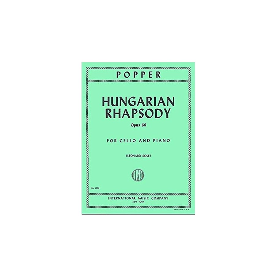 9790220413643IMC1759 Hungarian Rhapsody Op. 68