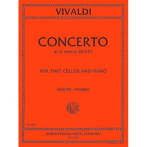 9790220413834IMC1782 Concerto in G minor, RV 531 (GHEDINI - STARKER)
