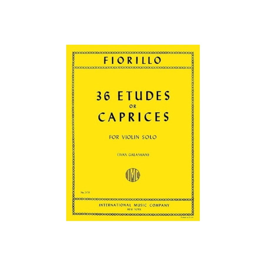 36 Études or Caprices 